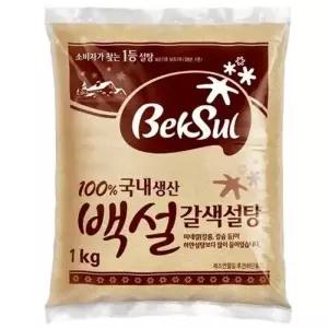 백설)황설탕(1kg) 갈색설탕1kg 매실설탕 (WAA3840)