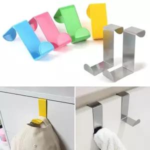2P 도어 행거 걸이 후크 고리 정리 수건 모자 싱크대 후크행거 도어후크 (WE908D0)