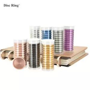 11pcs 금속 바인딩 버클 버섯 구멍 노트북 액세서리 링 저널 일기