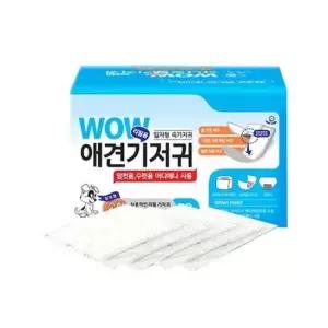 강아지속귀저기 와우 애견 일자형 속기저귀 소 30매 10개 1세트 애견리필기저귀