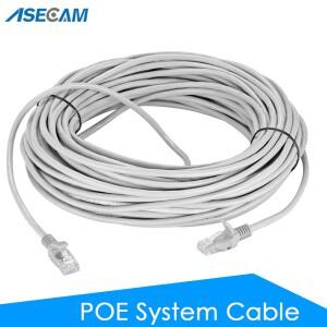POE RJ45 케이블 IP 카메라 연결 CCTV Cat5 이더넷 네트워크 인터넷 LAN 전선 확장기 보안 시스템