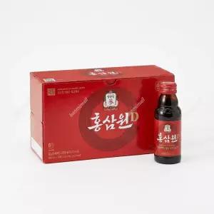 정관장 홍삼원D 건강음료 홍삼드링크 100ml 50병