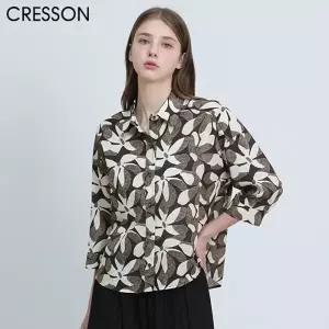 [크레송(CRESSON)] 트로피컬 플라워 셔츠 (택가격:178000원)