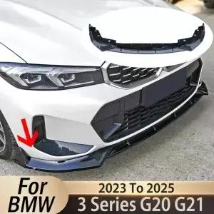 BMW 3 시리즈 G20 G21 프론트 범퍼 립 친 에어댐 디플렉터 스플리터 튜닝 바디 키트 자동차 액세서리