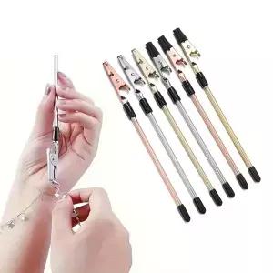 1Pcs 팔찌 Clasps 도우미 금속 도구 엔드 체인 패스너 클립 쥬얼리에 대 한 스틱 발목 액세서리