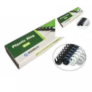 제본링 8mm 흑색 100입 35매 박스 20개입 제본코일링 스프링제본 플라스틱코일링 링바인더 WFNUV