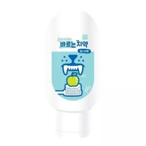 브리더 바르는치약 청사과향 100g