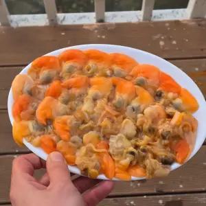 산지직송 남해안 명품 손질 명주조개 갈미조개 4kg 손질후 500g