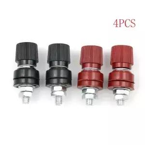 터미널 바인딩 트 4 개 6mm 나사 M6 전원 공급 장치 빨간색 2 검정색