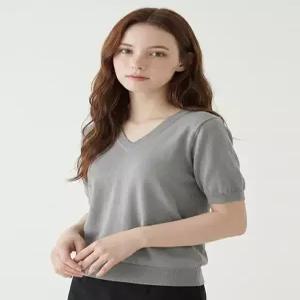 [클라셰]클라셰 브이데일리반팔니트_B6M0244