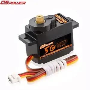 DSPOWER 5g 메탈 기어 미니 서보 디지털 1/28 RC 자동차 비행기 고정 날개 WLtoys k969 k989 k Q 로봇