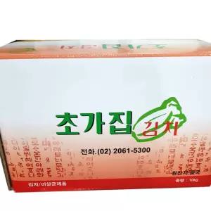 슬라이스김치(초가집 냉장 10K)