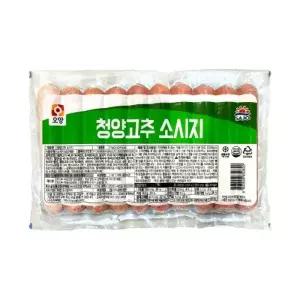 사조오양 청양고추 소시지 1kg 냉동