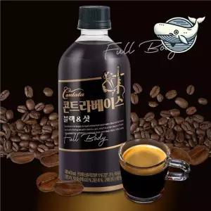 진한 블랙 샷 커피 500ml 12개 카페