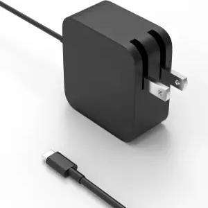 Ruilezio 2025 65W USB C Surface Pro 충전기 Microsoft 12 Copilot PC 11 10 9 13 2105 AI 타입 전원 공급