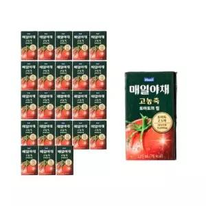 매일야채 고 농축 토마토의 힘 125ml x24개 토마토주스 과일주스