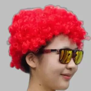 뽀글머리 폭탄 가발 레드 네컷 뽀글헤어가발 인생사진