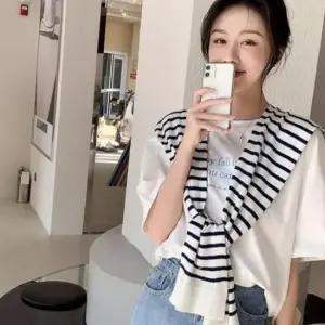 케이프 숄 스카프 어부바 단가라 니트
