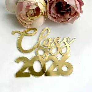 2026년 졸업생 케이크 토퍼 클래스 대학원 파티-2026 고등학교/대학/고등학교 장식