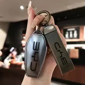 신형 럭셔리 패셔너블 자동차 키 커버 BYD 아토 3 한 EV 돌핀 내구성 탕 Dm QIn PLUS MAX 홀더 체인