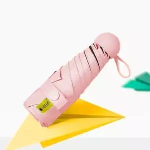 6색 1개 케이스 휴대용 미니 양산 우산 암막 양우산 우양산 자외선차단