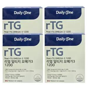 캐나다산 리얼 알티지오메가3 60캡슐 x 4개 오메가