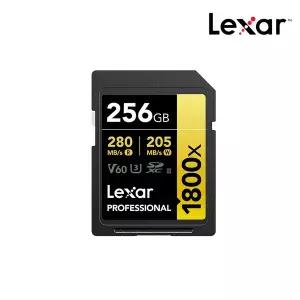 [렉사]공식판매원 SD카드 1800x UHS-Ⅱ급 256GB