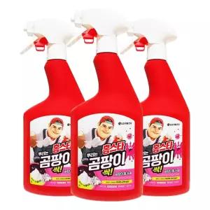 홈스타 세정제 맥스 프레쉬 뿌리는 곰팡이 싹 플로럴향 750mL x 3개