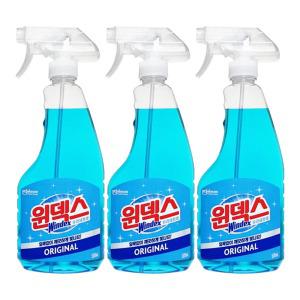 윈덱스 오리지널 유리세정제 스프레이 500mL X 3개