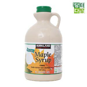 커클랜드 시그니춰 유기농 단풍시럽 1L