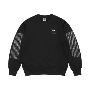 [정품 보증] 슈프림 x 노스페이스 크루넥 블랙 - 24SS