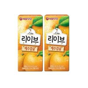 서울우유 리이브 제주감귤190ml x 24입