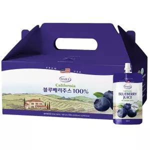 바이퀸 100% 블루베리 주스 즙 원액 100ml, 30포