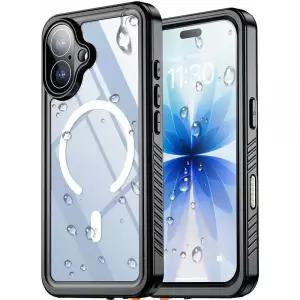 SPIDERCASE for iPhone 17 Case-[Compatible with Magsafe] 15FT Military Shockproof Full Body Sealed IP