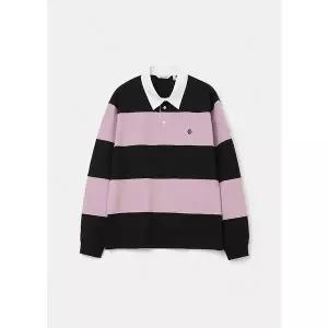 [유니폼브릿지]stripe rugby l/s t-shirt pink