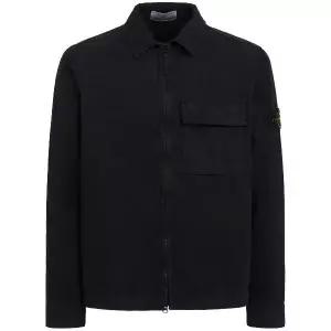 스톤아일랜드 남성 Logo cotton zip up shirt 83I 3FL057 TP723401875