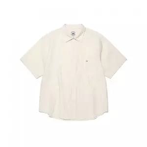 매장정품 LEE 로코 포켓 시어서커 반팔 셔츠 라이트 베이지 LE2602SS10IE 327680