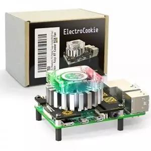 고품질 일렉트로쿠키 라즈베리파이 쿨러 Pi 4 전용 대형 Radial Tower 파워 쿨러 (RGB LED WFNZG24