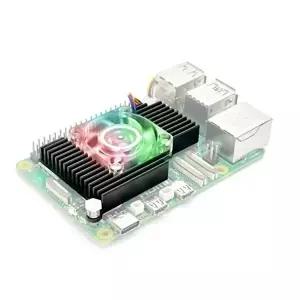 고품질 라즈베리파이5 액티브 RGB 쿨러 (Slim RGB) 라즈베리파이5 RGB 슬림형 액티브쿨러 WFNZHW2