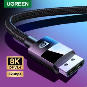 DP단자 8K DISPLAYPORT TV 케이블 4K 144165HZ 4GBPS 컴퓨터 DP 모니터 PC 게임 32 TO