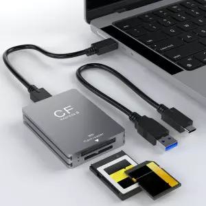 2 in CFexpress Type B SD 카드 리더기 휴대용 CF Express USB32 Windows SLR용 0Gbps 듀얼 슬롯 메모리