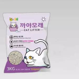 까야 먼지없는 고양이모래 벤토나이트 샌드 퍼플 3kg
