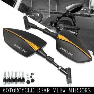 [호환품]혼다 호환 PCX125 PCX 125 150  - 바이크 오토바이 핸들 바 후면보기 미러 파란색 눈부심 방지 거