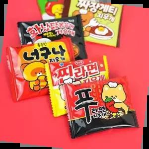 이색 선물용 지우개 재미 아이들 독특 디자인 라면