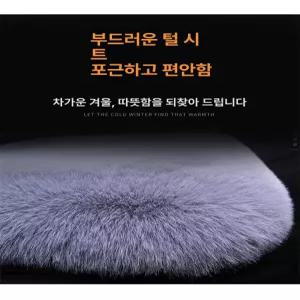 방석 보온 뒷좌석용 세탁가능 겨울 카시트 자동차 양털