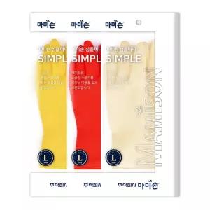 마미손 고무장갑 심플미니 대(L) 소(S) 10개입