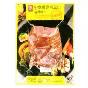 한성 단호박 훈제오리 슬라이스 400gx2개/냉장 국산 오리고기 97% 월남쌈 무쌈말이 샐러드 캠핑