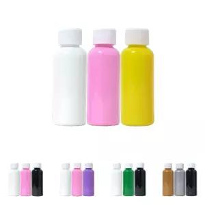 푸어링 아트 페인트 50ml 3색 - A세트( 흰색 분홍 노랑 )/미술/놀이/DIY/공예/페인팅/색칠/어린이/초등생