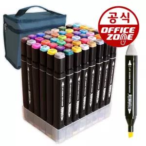 B0B 부직포 트윈마카 48색 전문가용 마카펜 드로잉 양면 촉 터치필 디자인 가방형 디자인마카