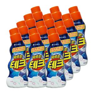 엘지 테크 세탁세제 바르는 테크 220ml 12개 얼룩제거